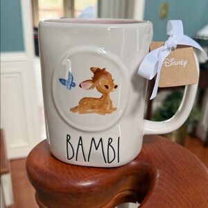 Disney Bambi White Mug with Blue Butterfly